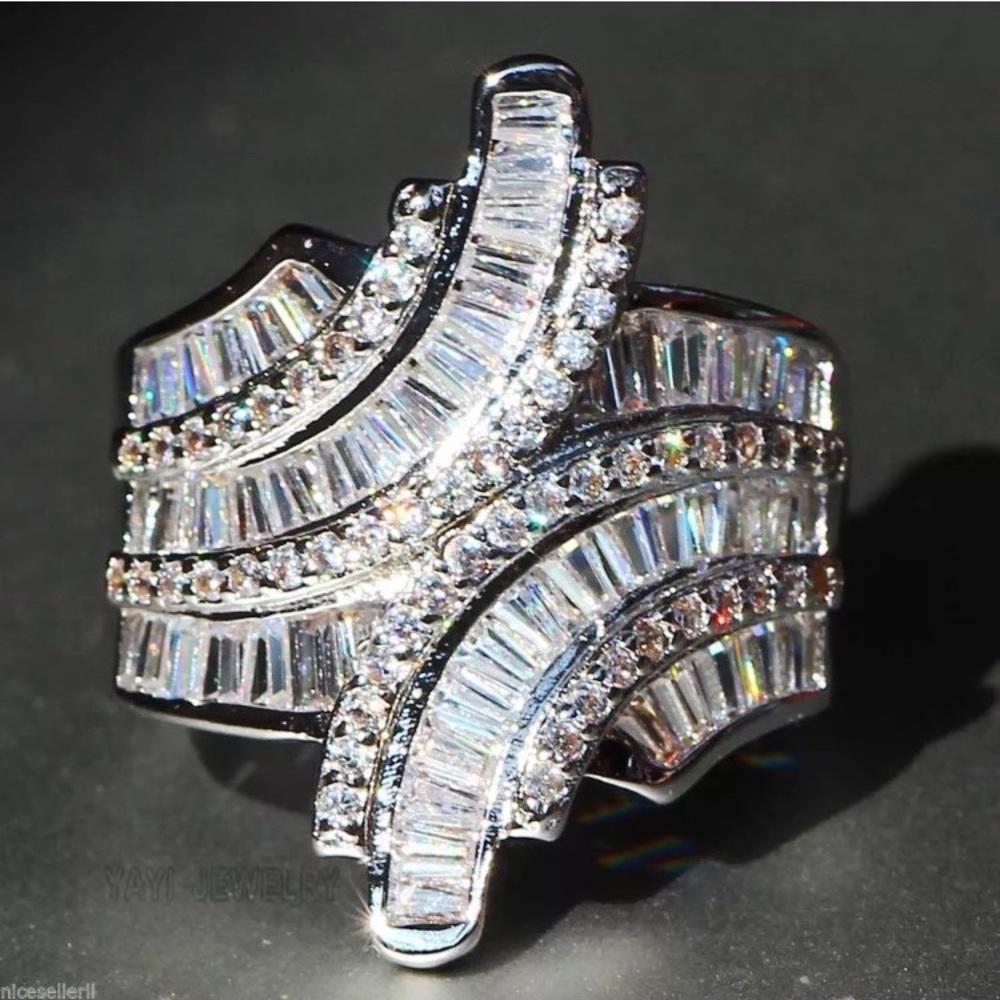 Beautiful Silver Statement Ring - image 3